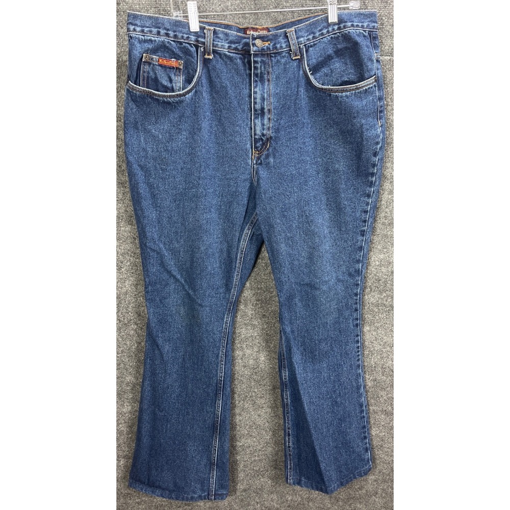 Marlboro Classics Jeans Mens Size 40x32 (37x30)‎ Bootcut Denim Blue